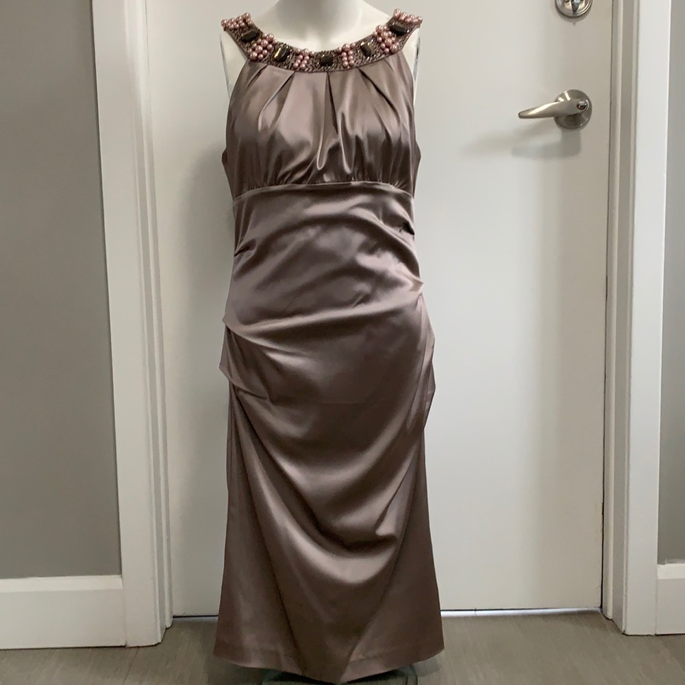 Suzi Chin for Maggy Boutique satin dress